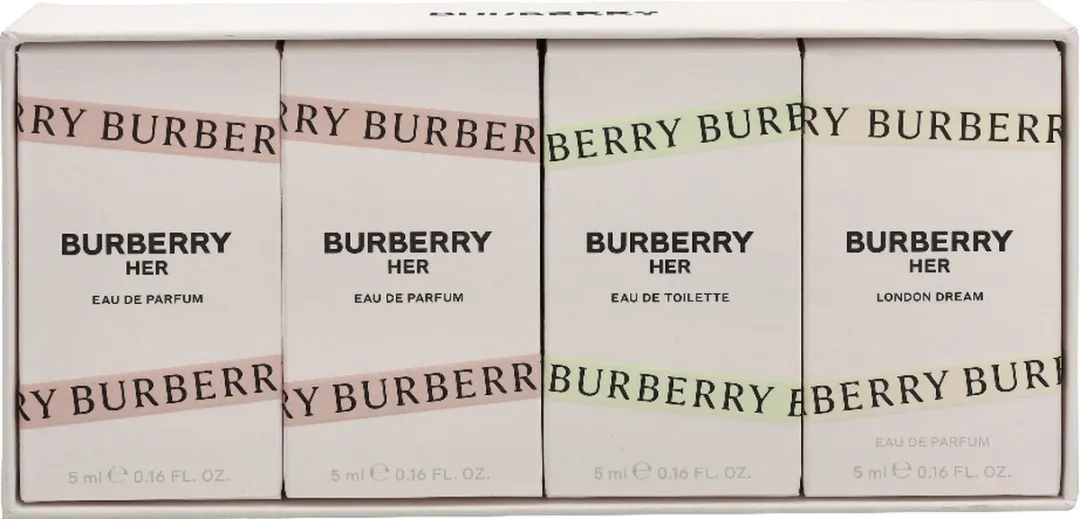 Burberry Her Set - Parfumset 20ml - 4 Stuks