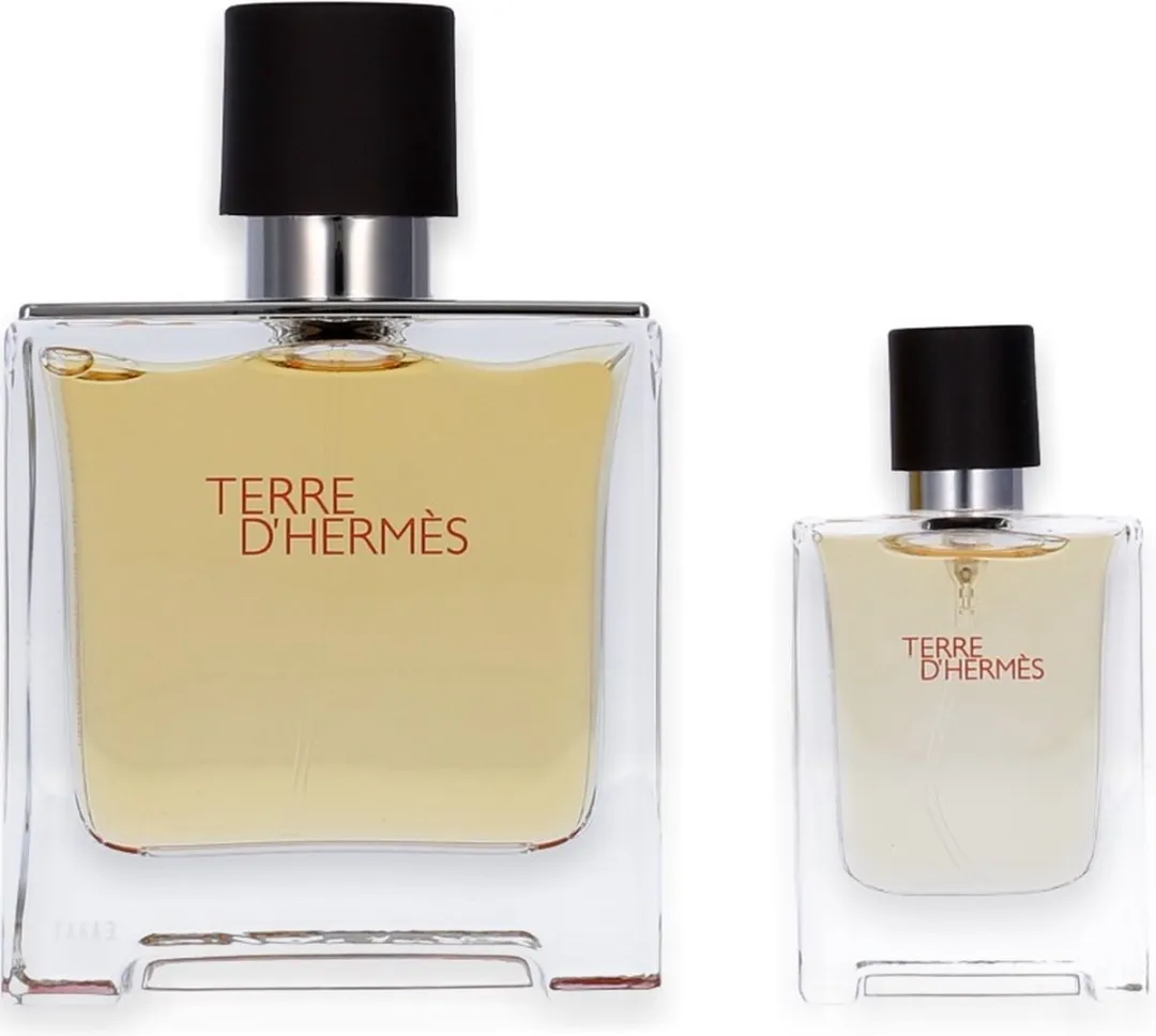 Hermès Terre d'Hermès Giftset - 75ml Parfum + 12,5ml Tasspray