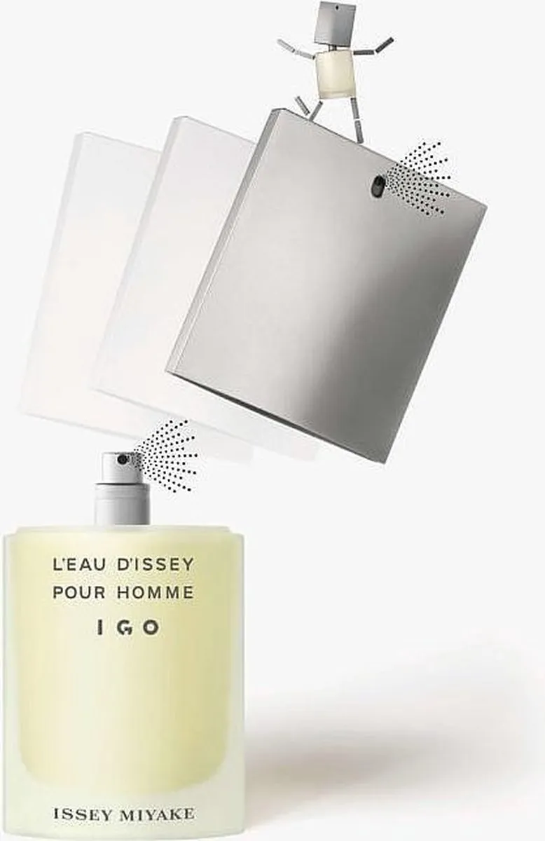 Issey Miyake L'eau D'Issey Igo Herenparfum EDT 100ml - Zilver/Geel