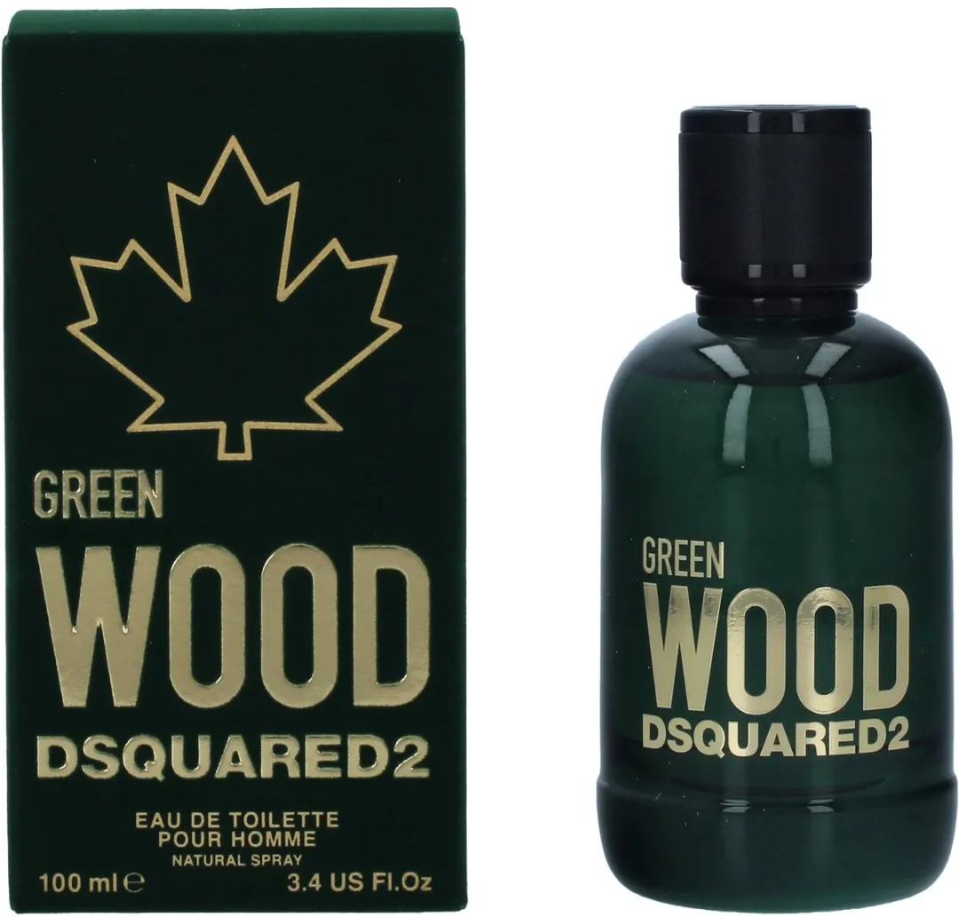 Dsquared2 Green Wood pour Homme Herenparfum 100ml - afbeelding 6 van 6