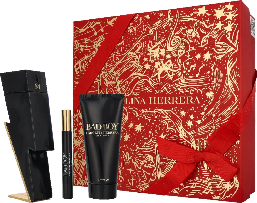 Carolina Herrera Bad Boy Parfumset - 3 Delen 100ml