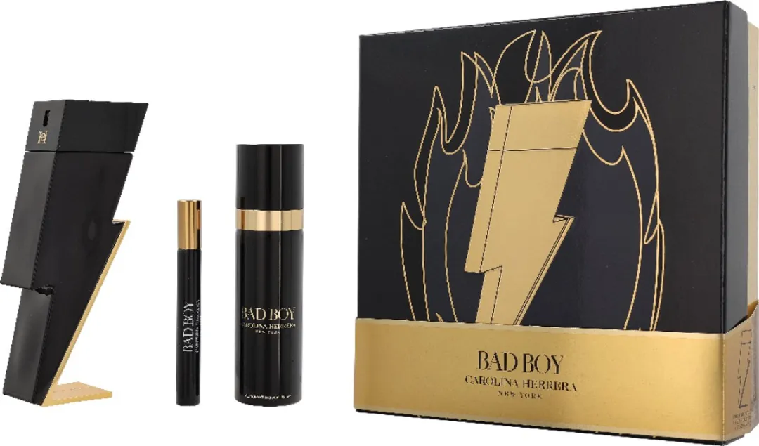Carolina Herrera Bad Boy Parfumset - 3 Delen 100ml