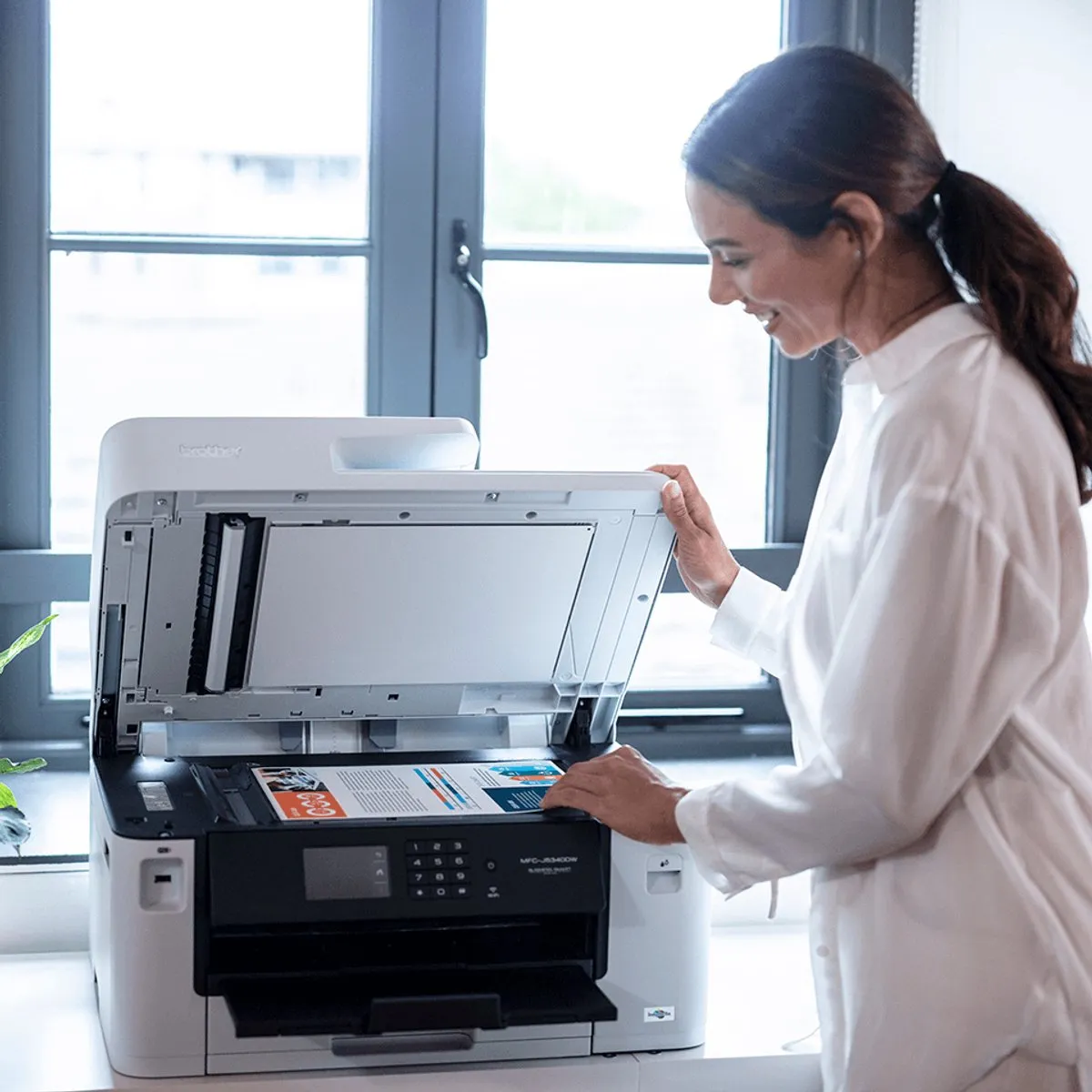 Brother MFC-J2340DW Multifunctionele Printer A3 - Wit