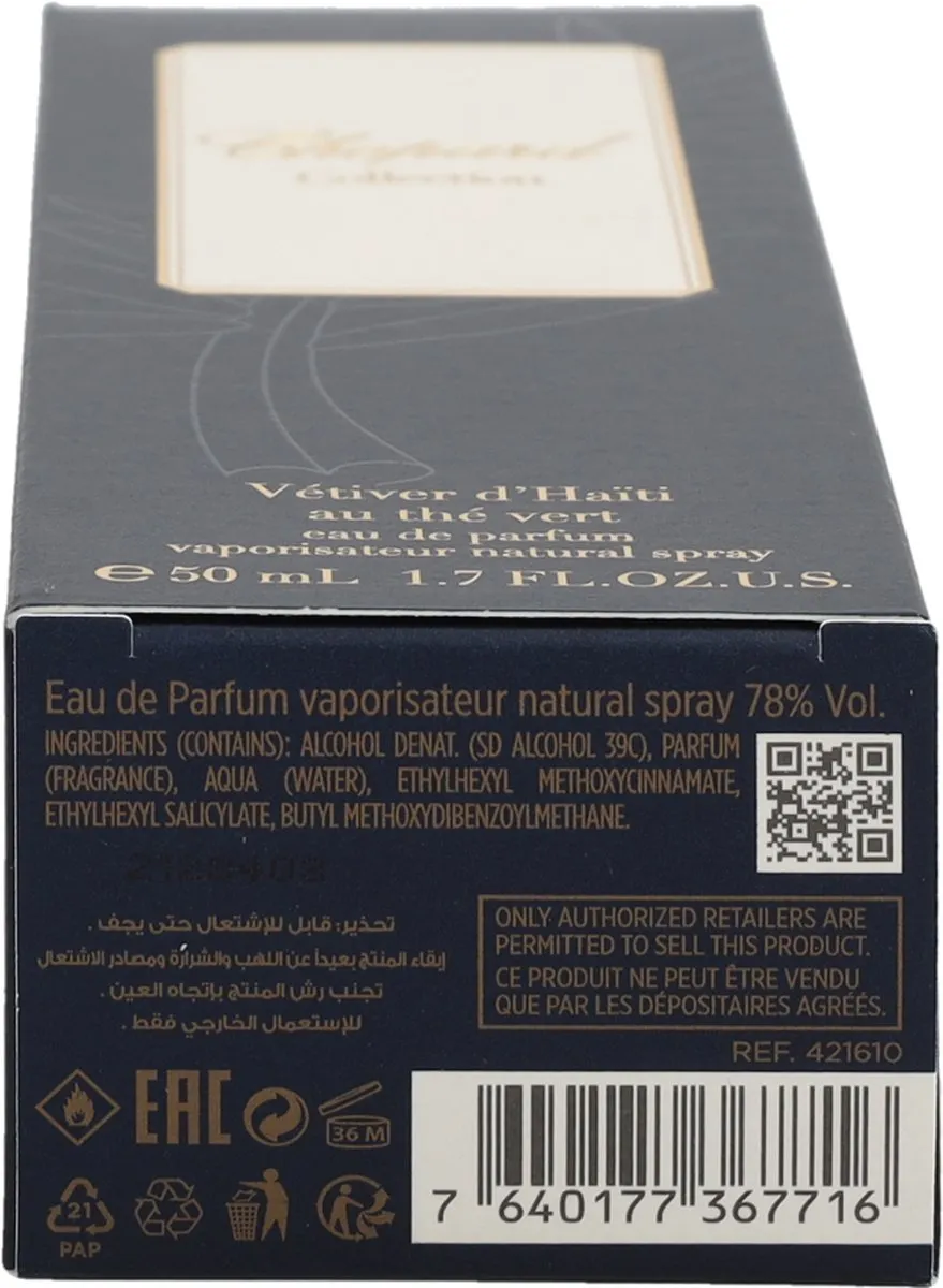 Chopard Vetiver D'Haiti Au Thé Vert Eau de Parfum 50ml