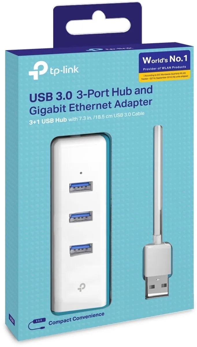TP-Link UE330 USB 3.0 Ethernet Adapter - Wit