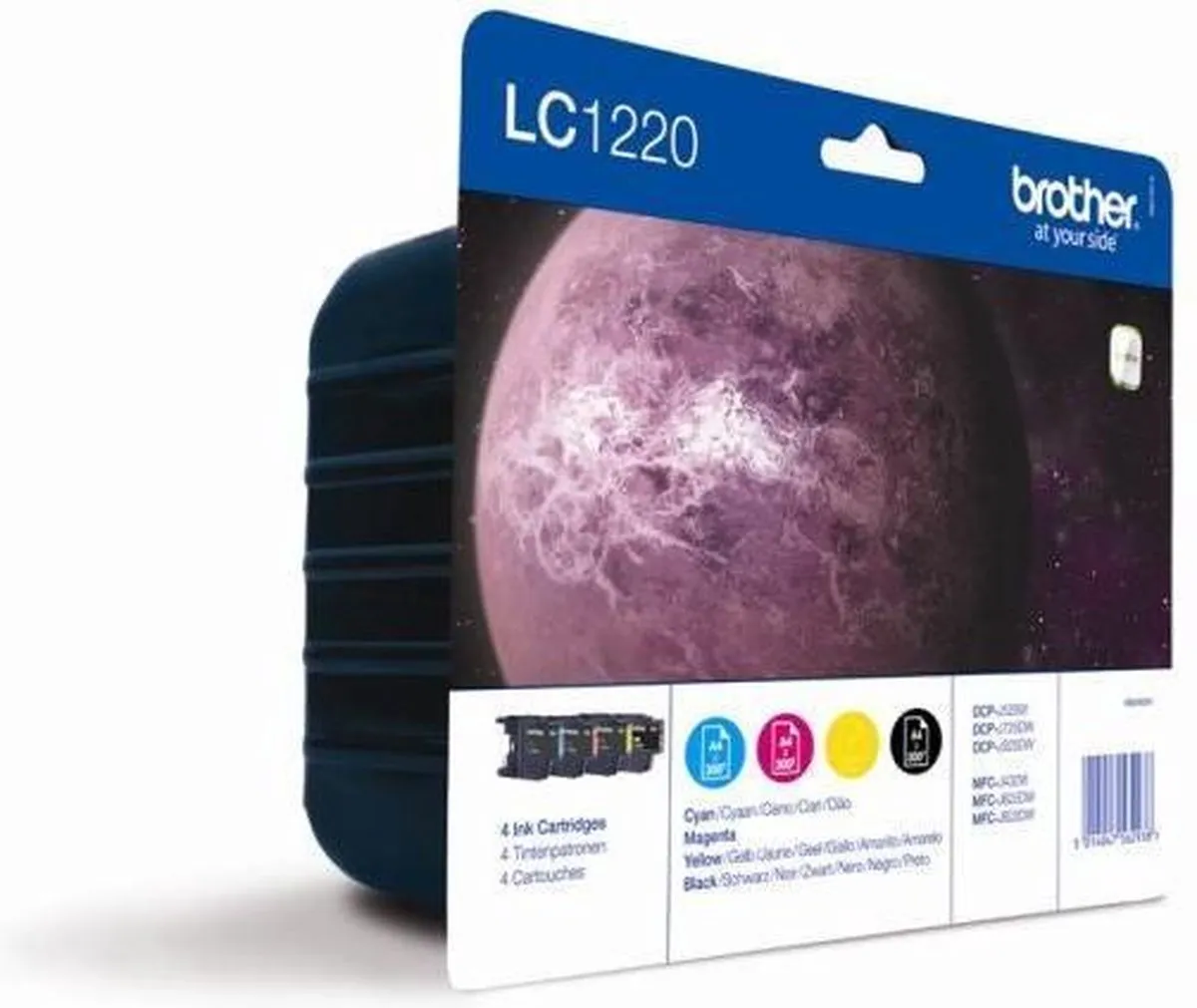 Brother LC-1220 Inktcartridge - 50ml - Zwart/Cyaan/Magenta/Geel