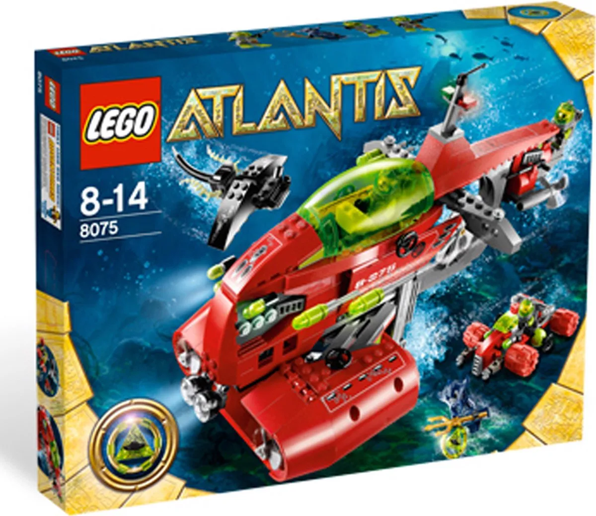 LEGO Atlantis Neptune Moederschip 8075