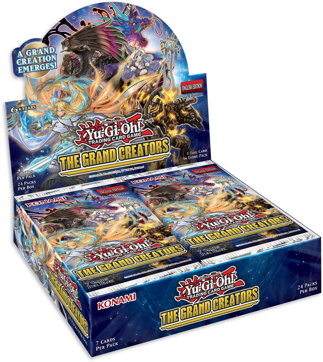 Konami Yu-Gi-Oh! TCG The Grand Creators Booster Display