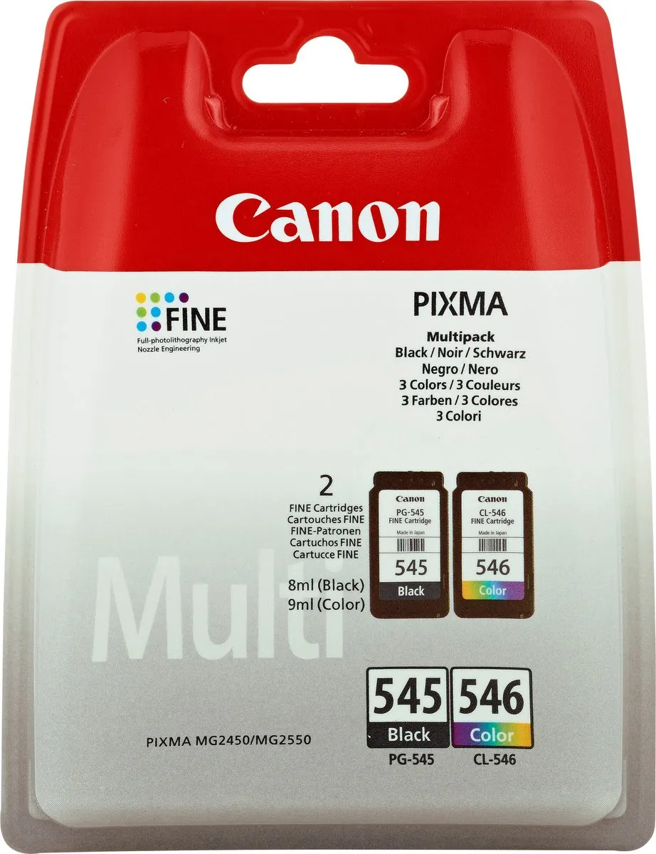 Canon PG-545/CL-546 Inktcartridges