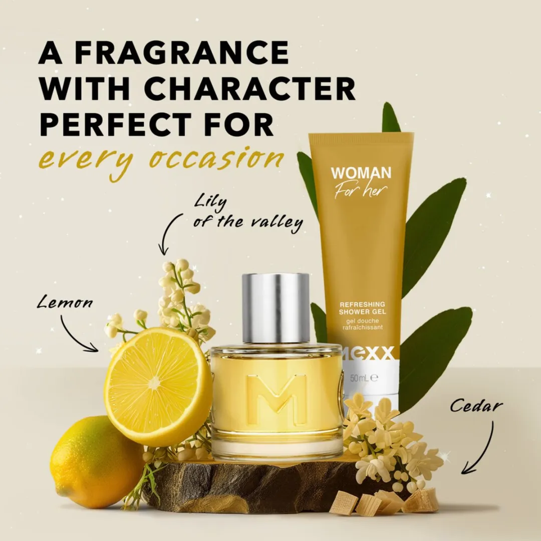 Mexx Woman Geschenkset - Parfum & Douchegel 20ml