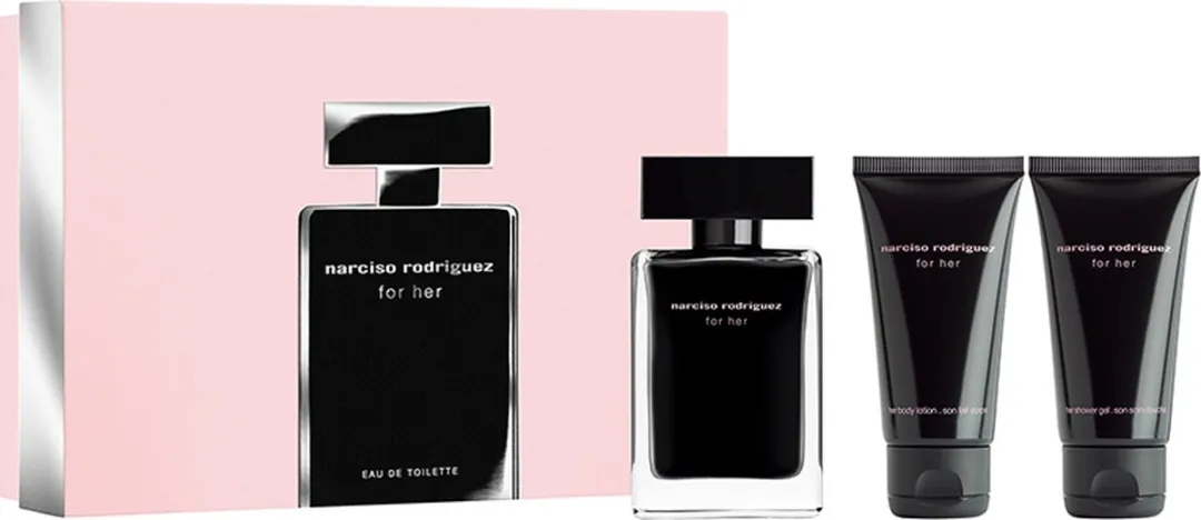Narciso Rodriguez For Her Eau de Toilette & Bodylotion & Douchegel