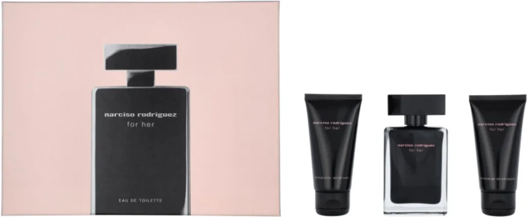 Narciso Rodriguez For Her Eau de Toilette & Bodylotion & Douchegel - 150ml