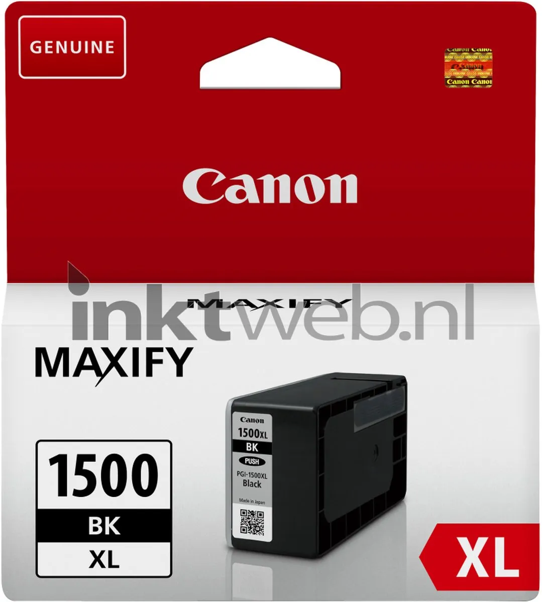 Canon PGI-1500XL Inktcartridge - Zwart