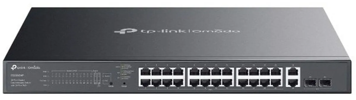TP-Link ES228GMP Schakelaar - 26 Poorten - 56 Gbps - 1x PoE 384W