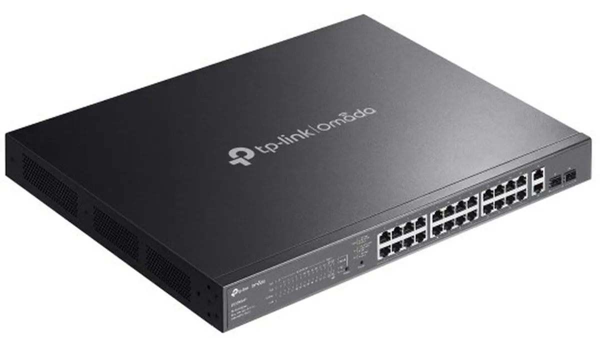 TP-Link ES228GMP Schakelaar - 26 Poorten - 56 Gbps - 1x PoE 384W