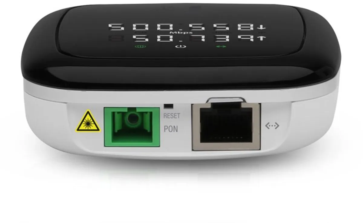 Ubiquiti UFiber Nano UF-NANO GPON Switch - 1 PoE-poort - Zwart
