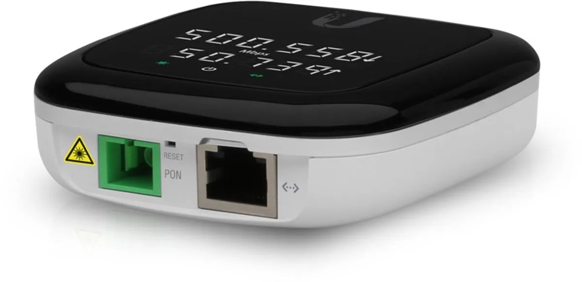 Ubiquiti UFiber Nano UF-NANO GPON Switch - 1 PoE-poort - Zwart