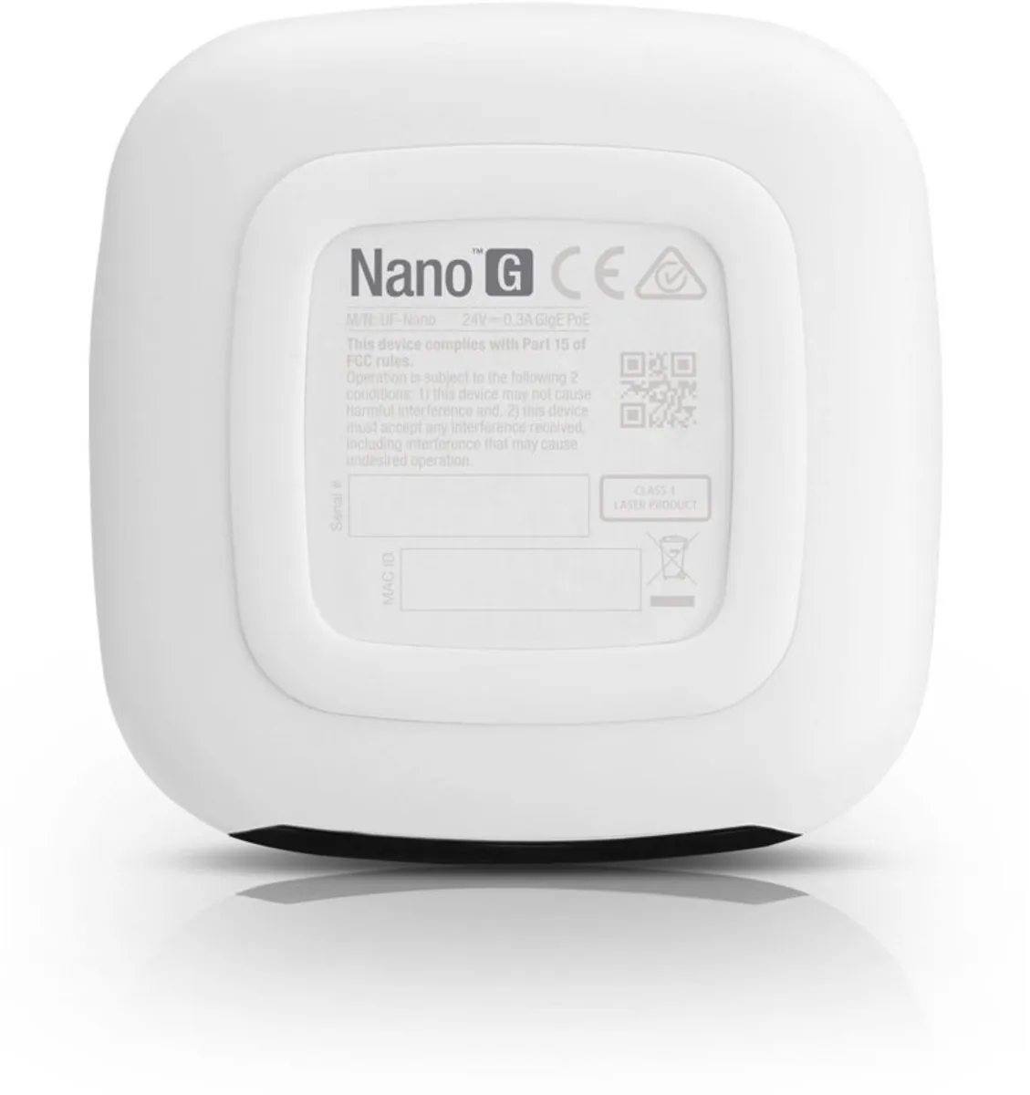 Ubiquiti UFiber Nano UF-NANO GPON Switch - 1 PoE-poort - Zwart