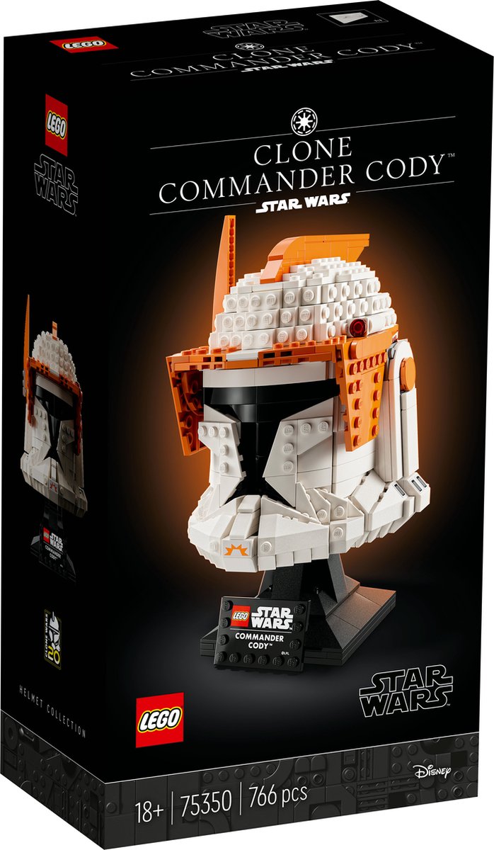 LEGO Star Wars Clone Commander Cody Helm Bouw en Decoratie Set voor Volwassenen - 75350