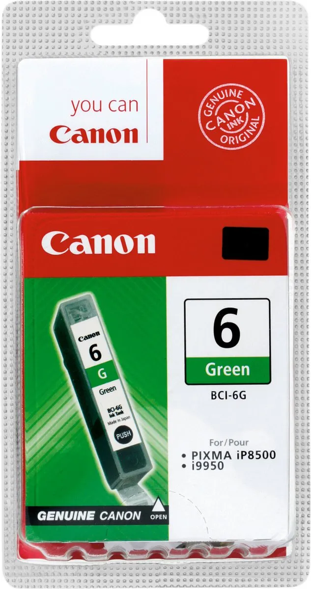 Canon BCI-6G Inktcartridge Groen