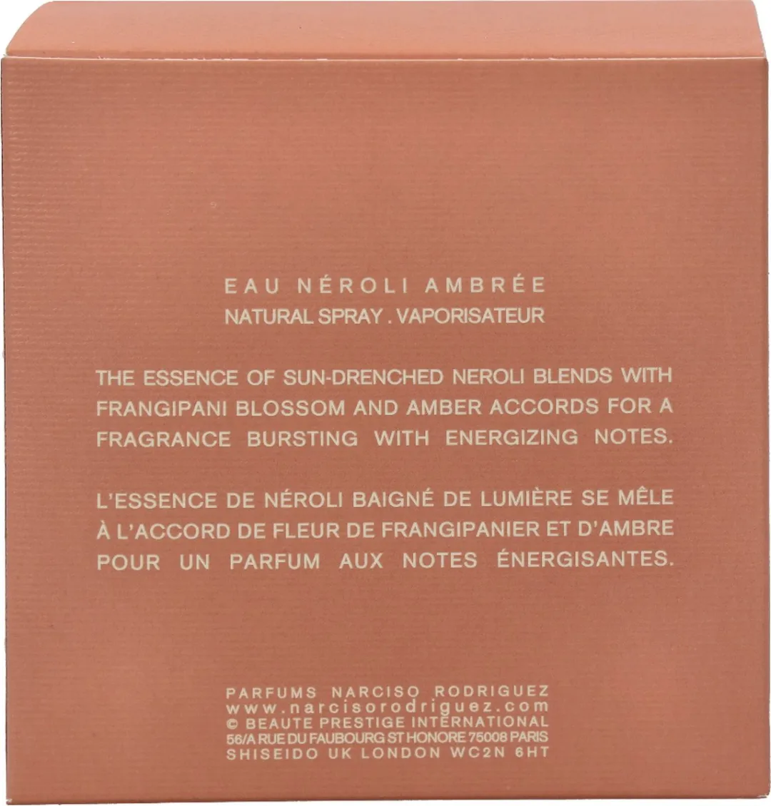 Narciso Rodriguez Eau de Parfum Neroli Ambree Vrouwen 50ml - afbeelding 6 van 6