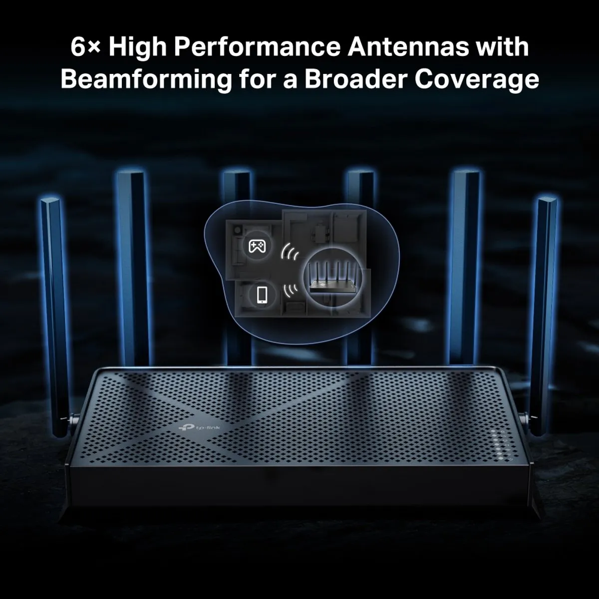 TP-Link Archer BE400 Router - WiFi 7 BE6500 - 6 Antennes