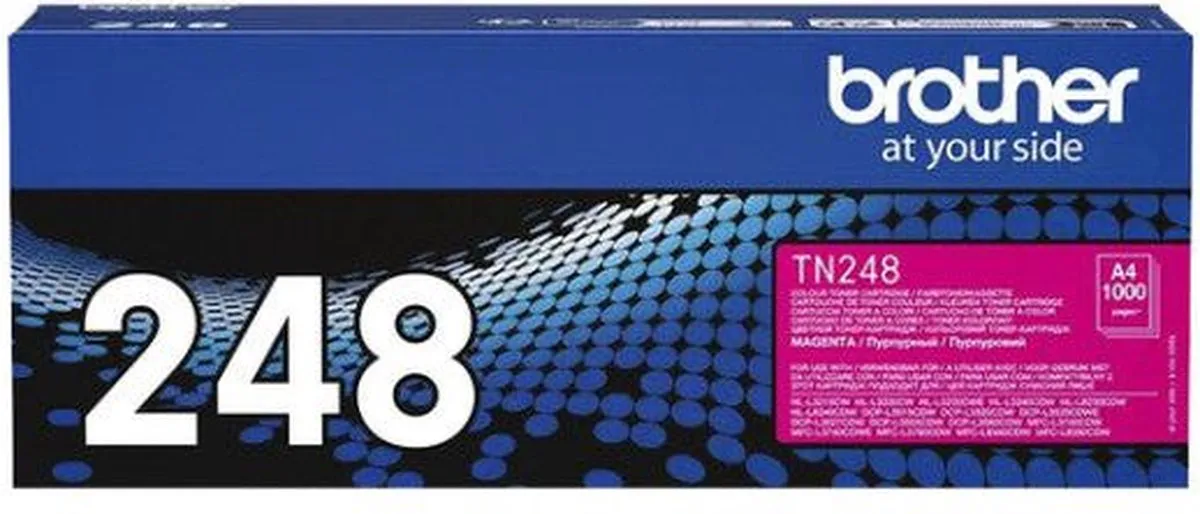 Brother TN-248M Tonercartridge - Magenta - 1000 Pagina's