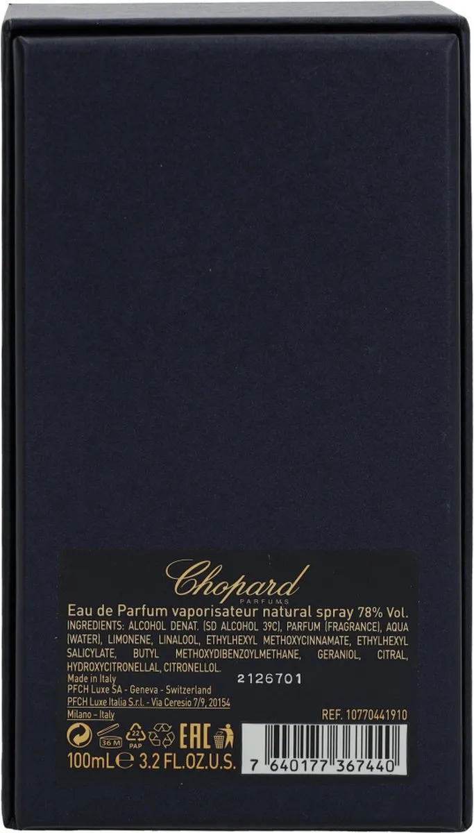 Chopard Neroli à la Cardamome Eau de Parfum 100ml