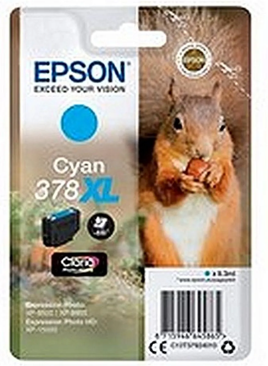 Epson 378XL Cyan Inktcartridge - 9,3 ml