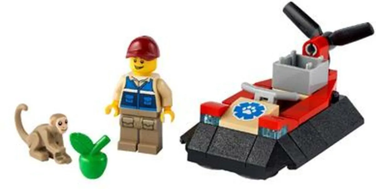 LEGO City 30570 Wildlife Rescue Hovercraft - 29 Stukken - afbeelding 5 van 6