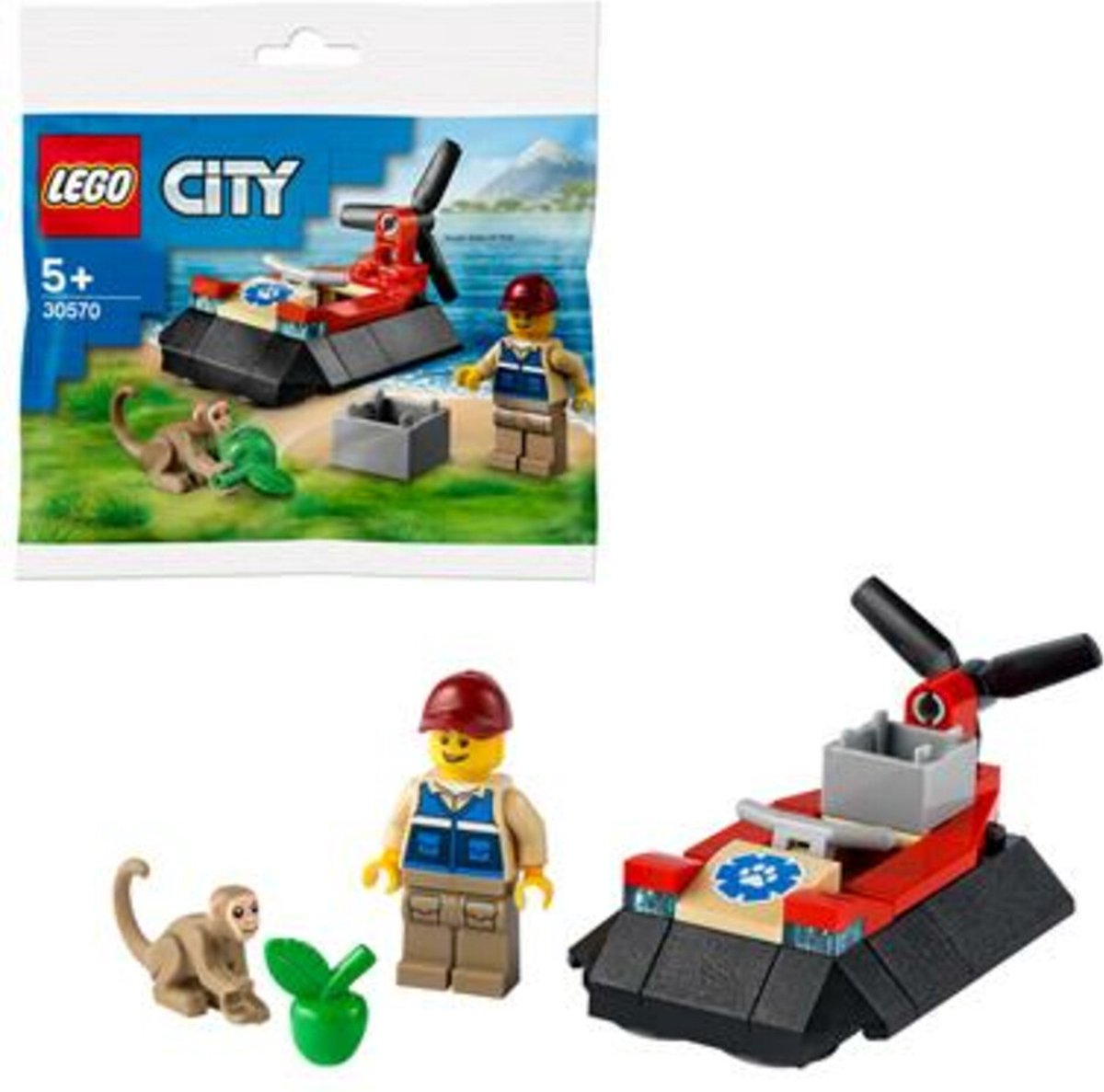LEGO City 30570 - Wildlife Rescue Hovercraft (polybag)