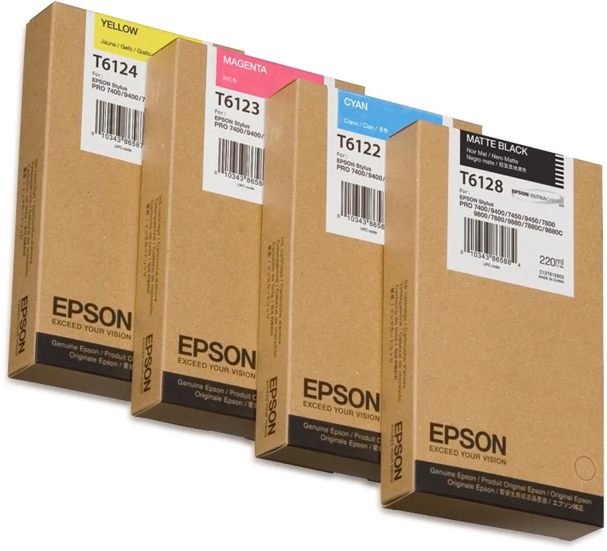 Epson T6122 Cyaan Inktcartridge