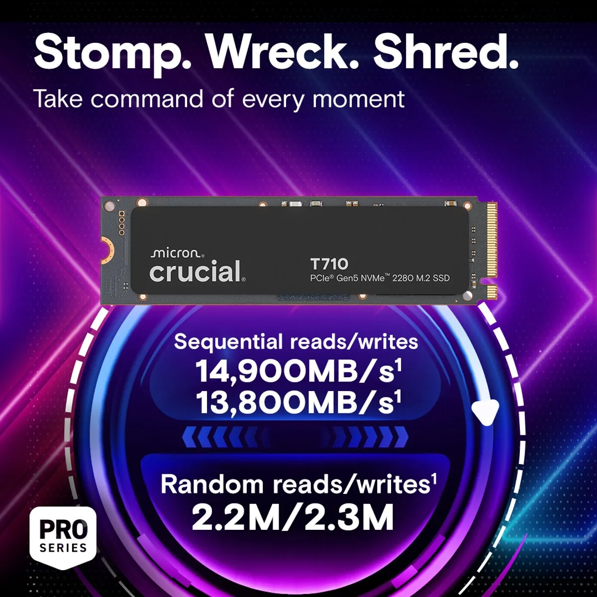 Crucial T710 CT4000T710SSD8 NVMe SSD 4TB