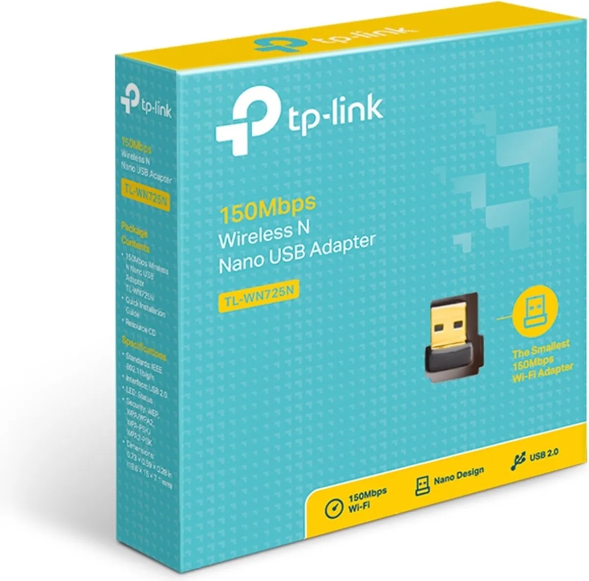 TP-Link TL-WN725N WiFi-adapter 150 Mbit/s - afbeelding 6 van 6