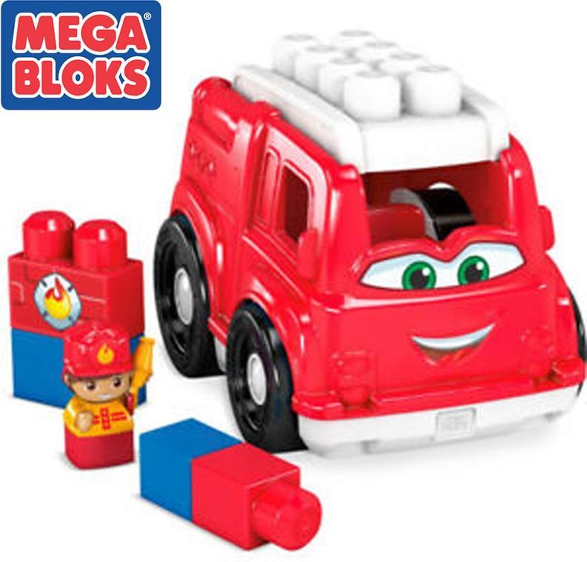 MEGA Bloks Freddy Brandweerwagen - 6 bouwstenen