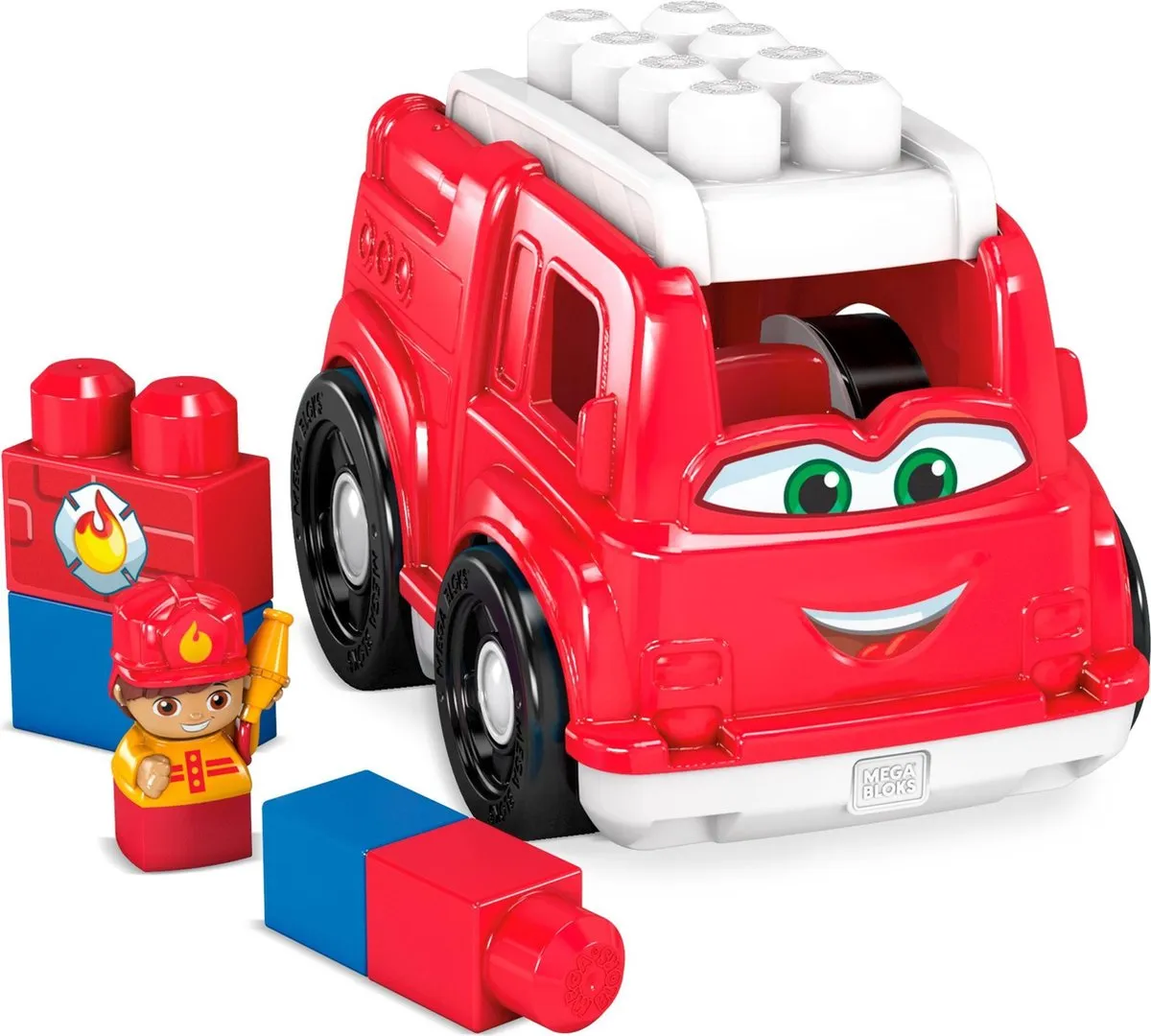 Mega Bloks Freddy Brandweerwagen - 7 Stukken
