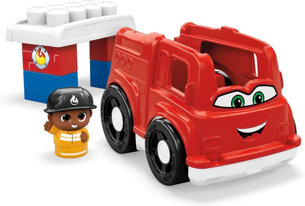 Mega Bloks Freddy Brandweerwagen - 7 Stukken