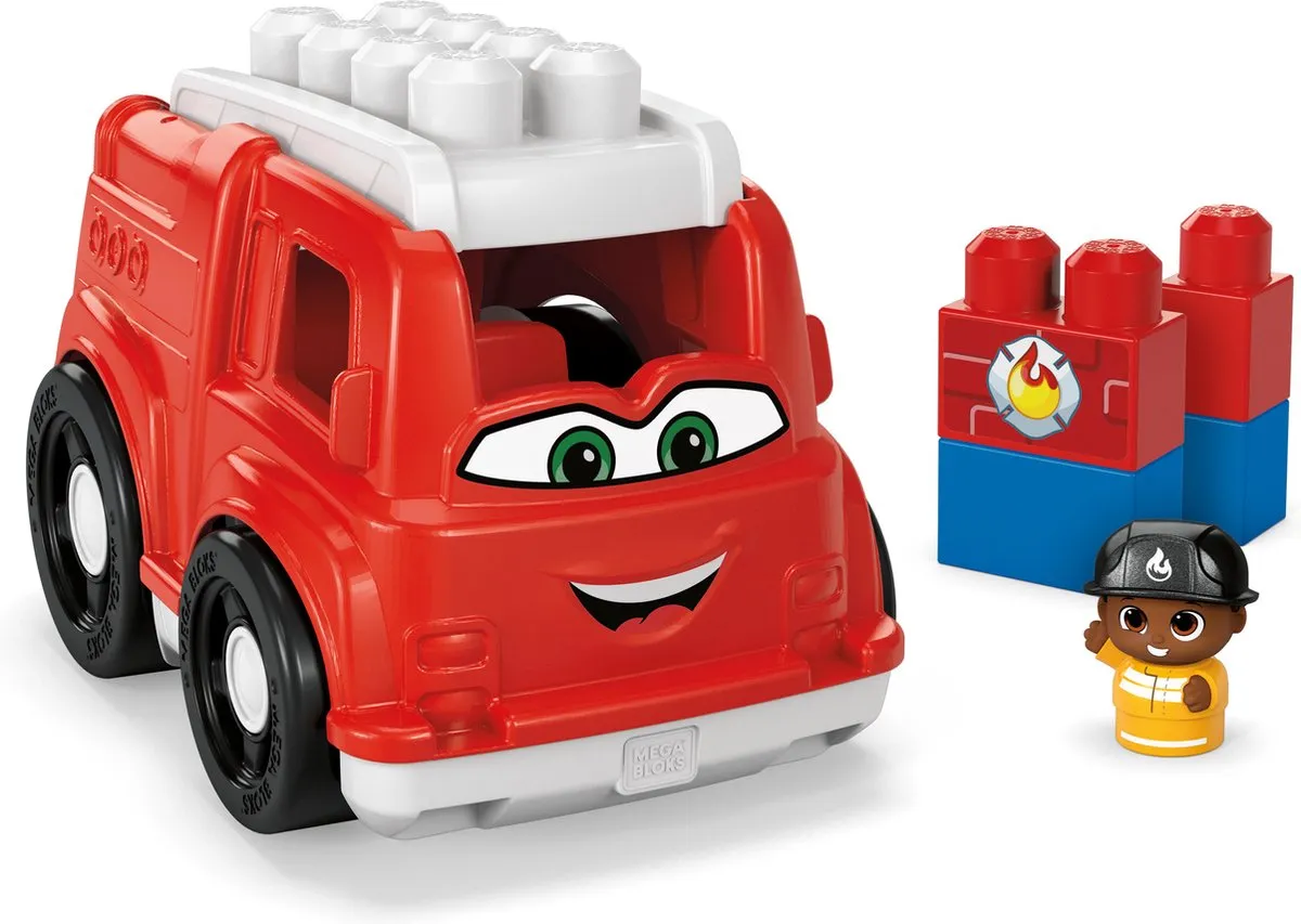 Mega Bloks Freddy Brandweerwagen - 7 Stukken