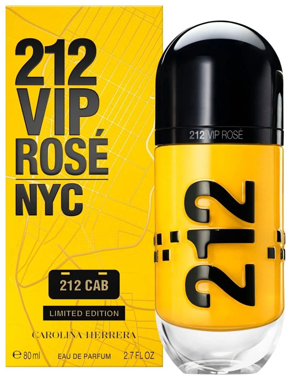 Damesparfum Carolina Herrera 212 VIP ROSÉ 212 CAB Limited Edition EDP 80 ml