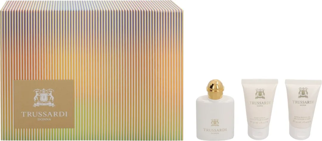 Trussardi Donna Geschenkset - 3x30ml Parfum/Douchegel/Lotion