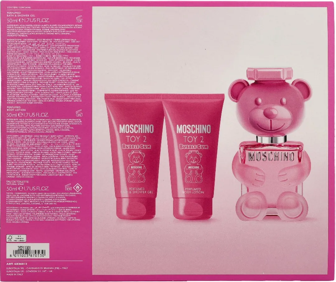 Moschino Toy 2 Bubble Gum Giftset - 150ml (3x50ml)
