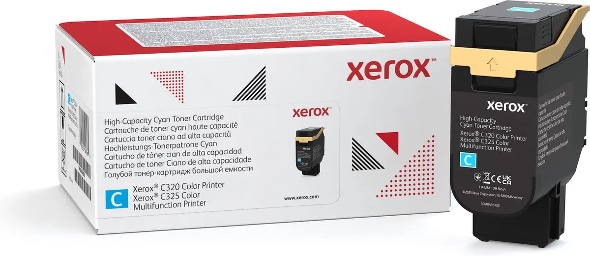 Xerox C320/C325 Tonercassette Cyaan 5.500 Pagina's