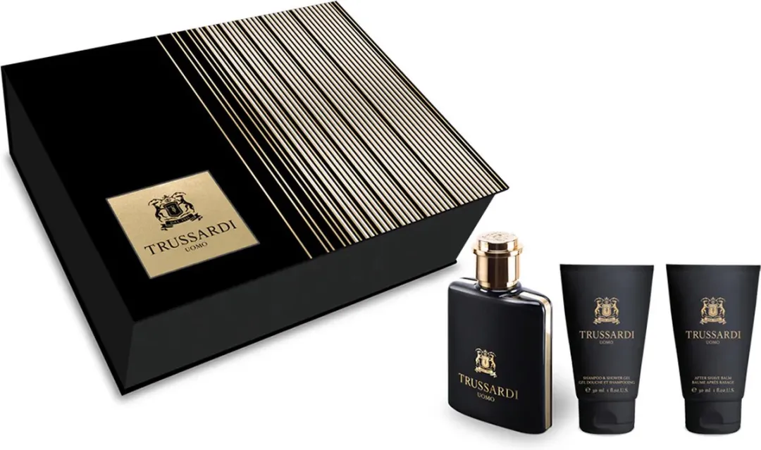 Trussardi Uomo Black Cadeauset - 3x110ml - afbeelding 6 van 6