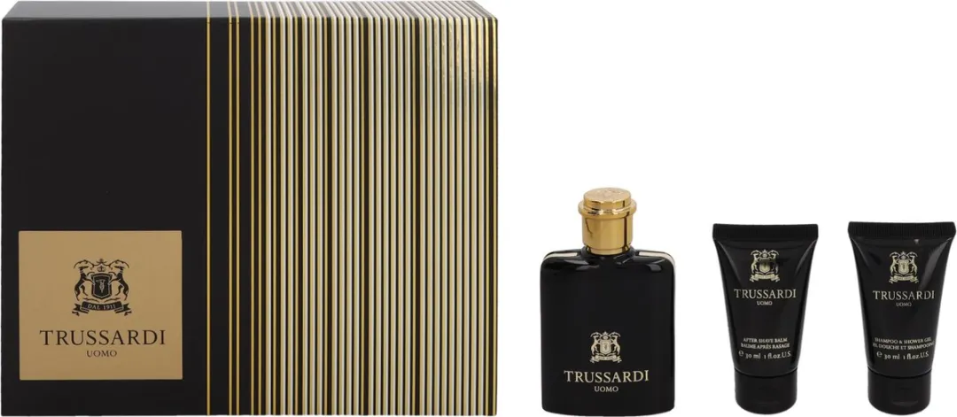 Trussardi Uomo Black Cadeauset - 3x110ml