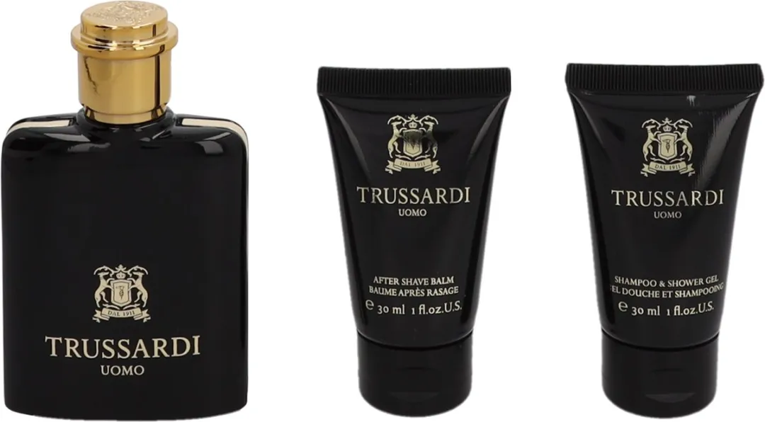 Trussardi Uomo Black Cadeauset - 3x110ml