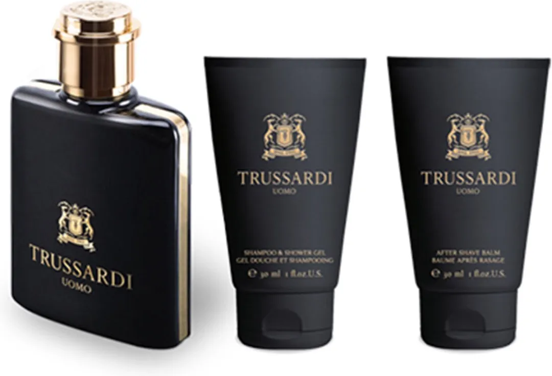 Trussardi Uomo Black Cadeauset - 3x110ml
