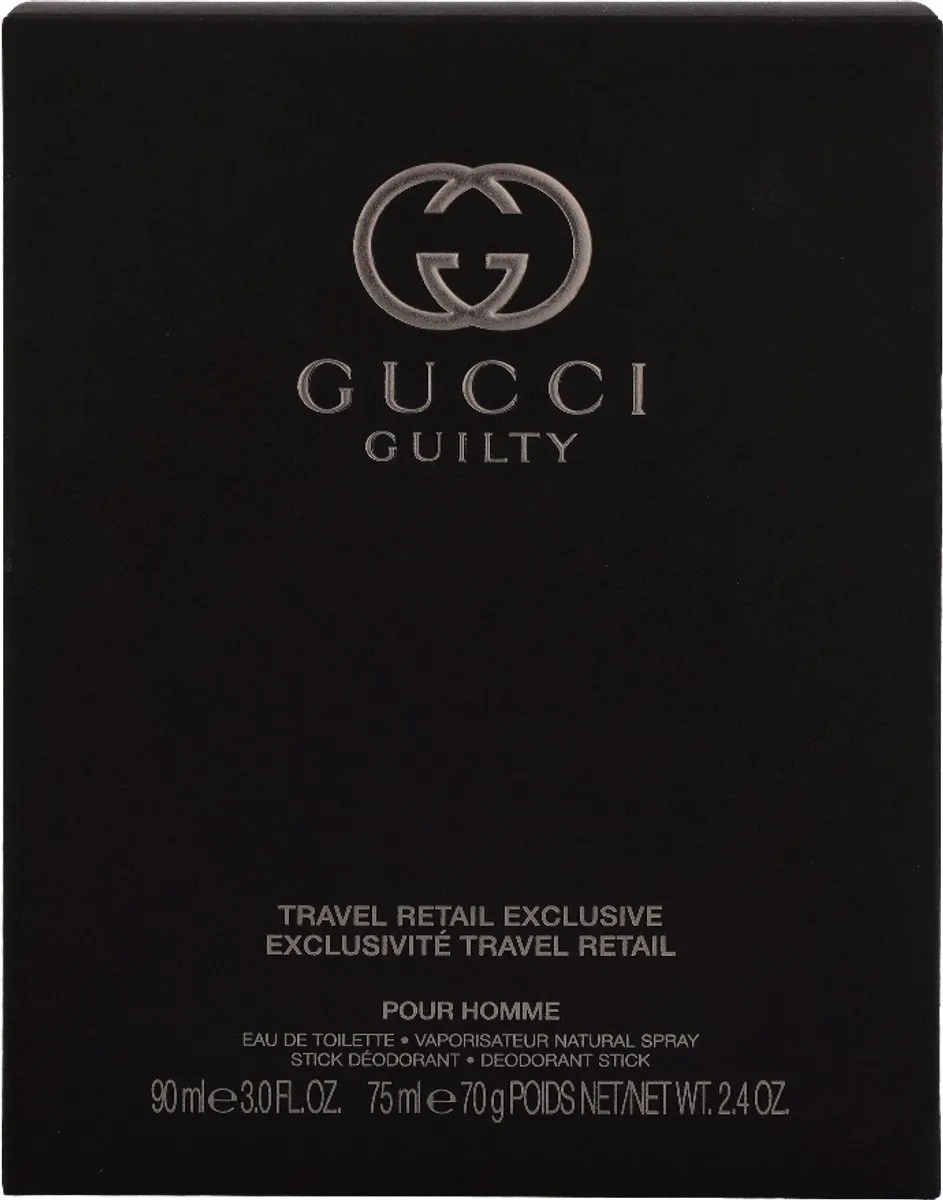 Gucci Guilty Pour Homme Eau de Toilette & Deo Set - 165ml