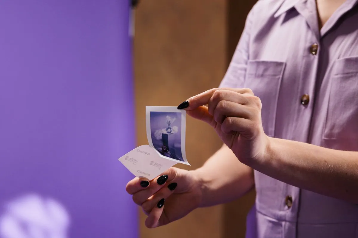 Canon ZINK 50 - Instant fotopapier - Zelfklevend - Voor Zoemini - Origineel - Card formaat - 50 sheets