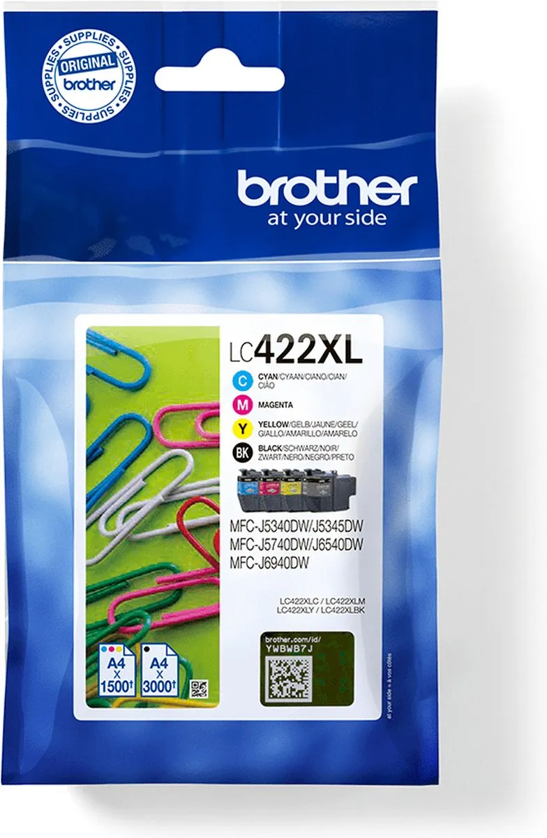 Brother LC422XLVALDR Inktcartridge