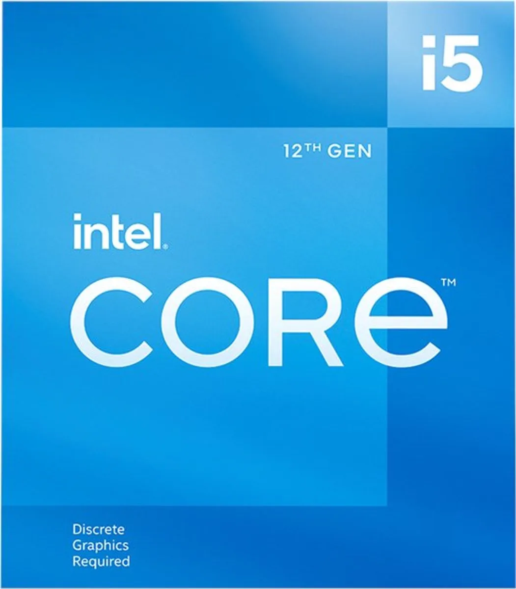 Intel Core i5 12400F BX8071512400F Processor - 6 Cores - 2,5GHz-4,4GHz